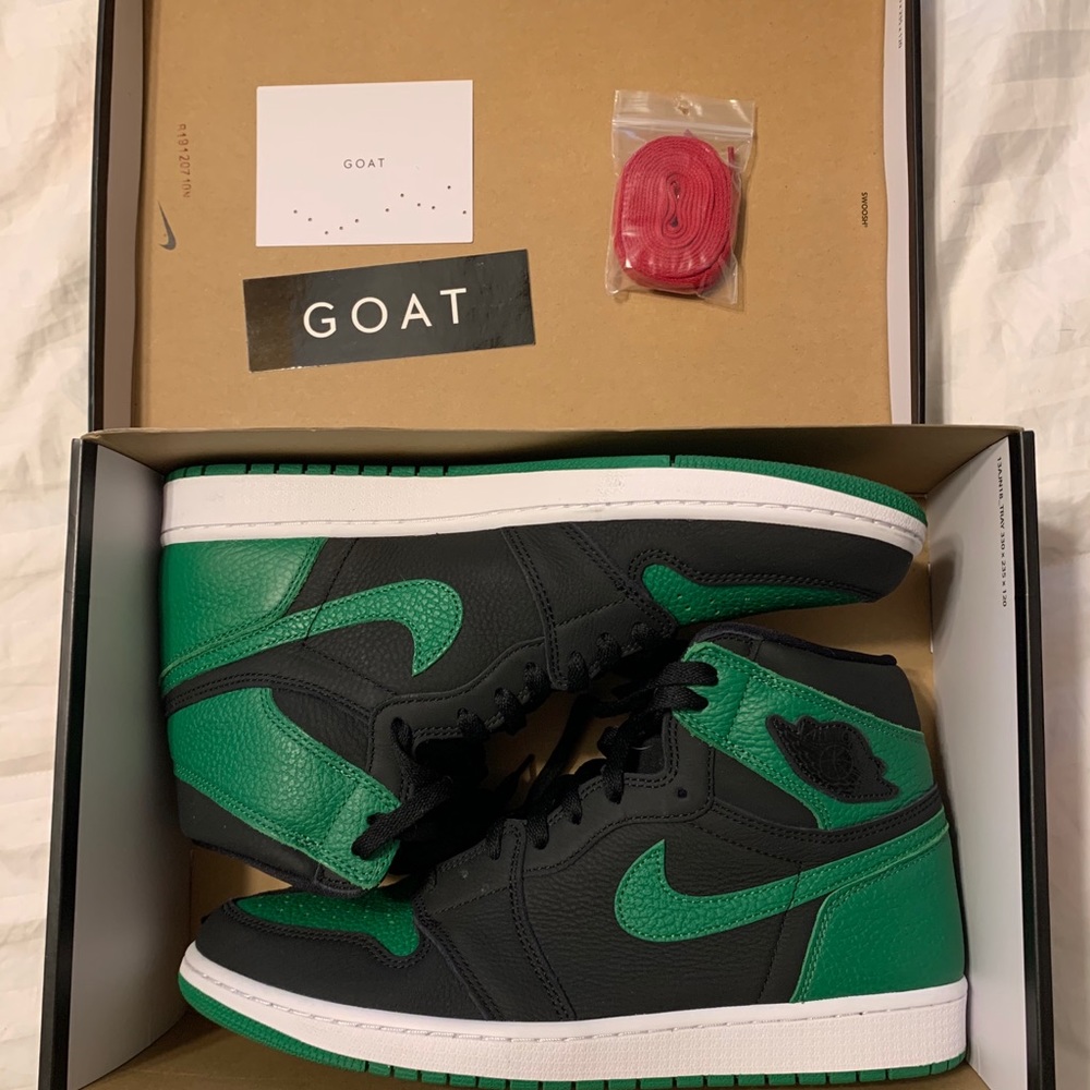 Jordan 1 Retro High Pine Green Black